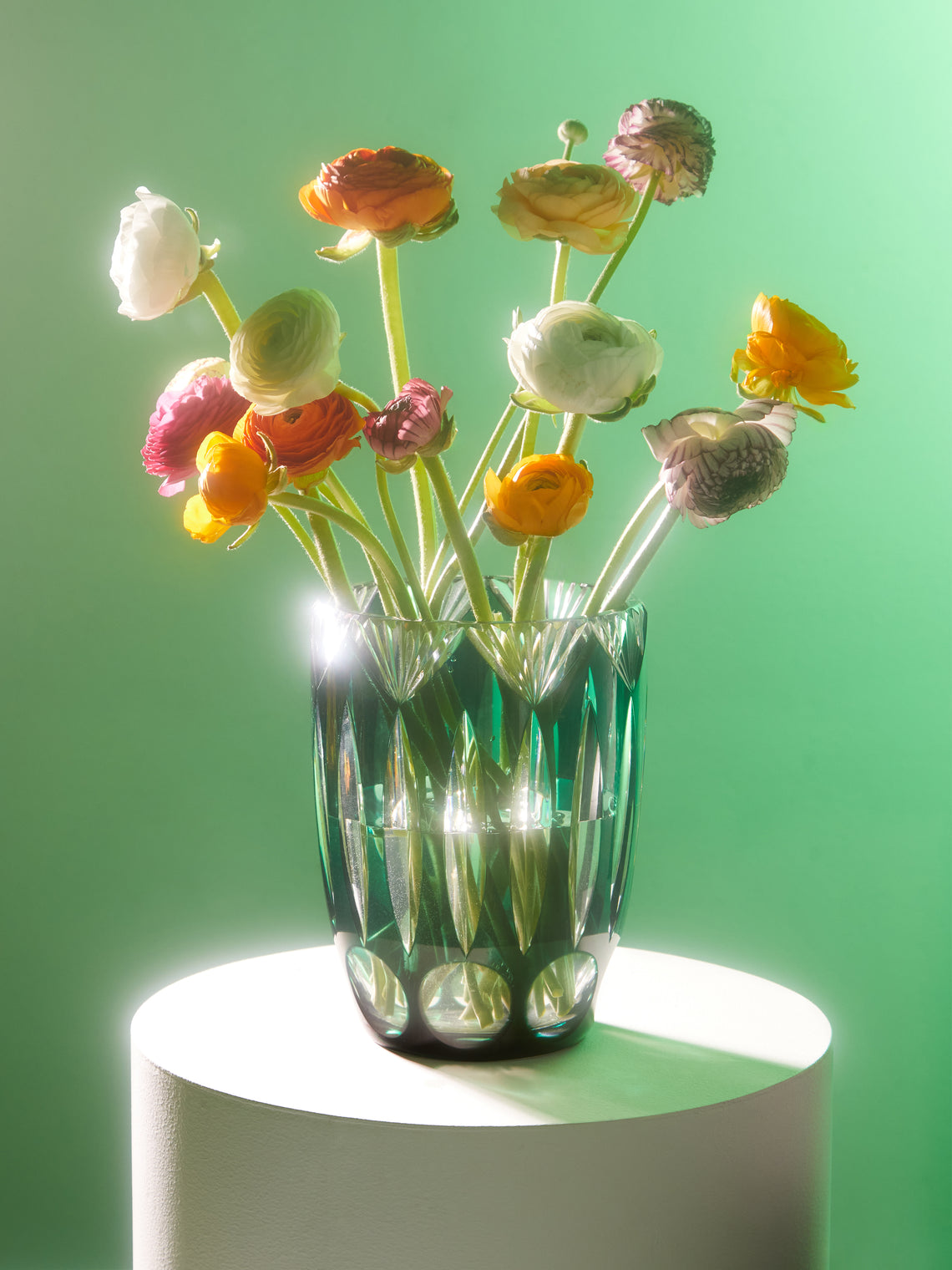 Antique and Vintage - 1950s Val Saint Lambert Crystal Vase -  - ABASK