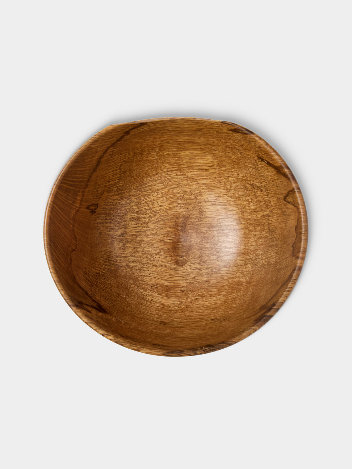 Thursday Furniture - Hand-Turned Oak Bowl - Brown - ABASK