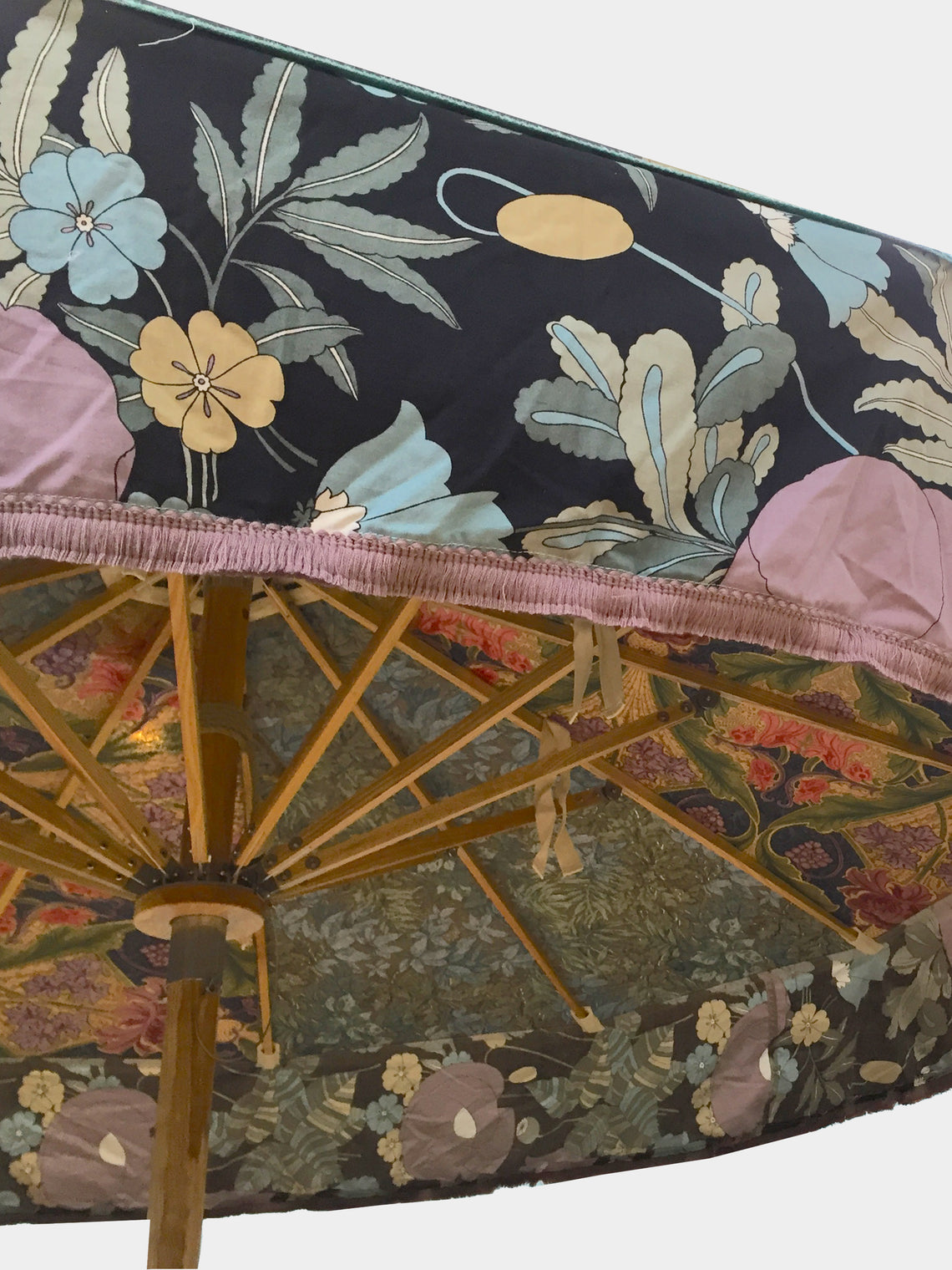 Sunbeam Jackie - Indigo Vintage-Cotton Parasol -  - ABASK