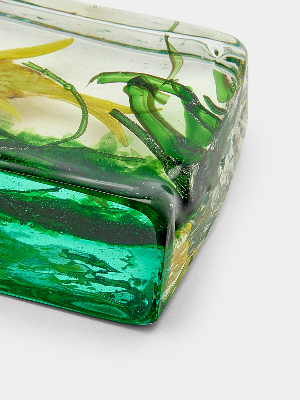 Antique and Vintage - 1940s Alfredo Barbini for Cenedese Fish Murano Glass Paperweight - Multiple - ABASK