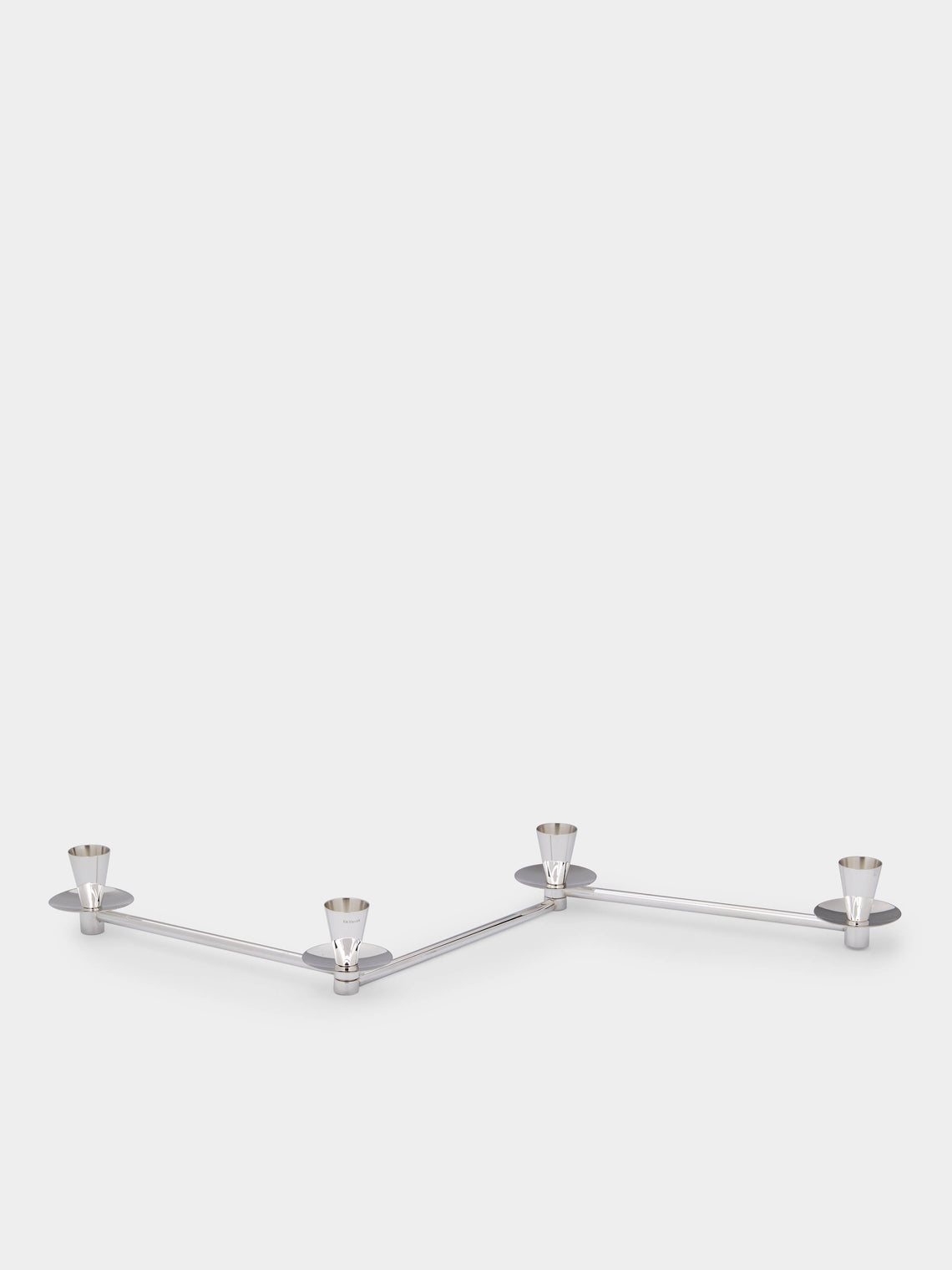 De Vecchi - T8 Snodabile Silver-Plated Candle Holder -  - ABASK