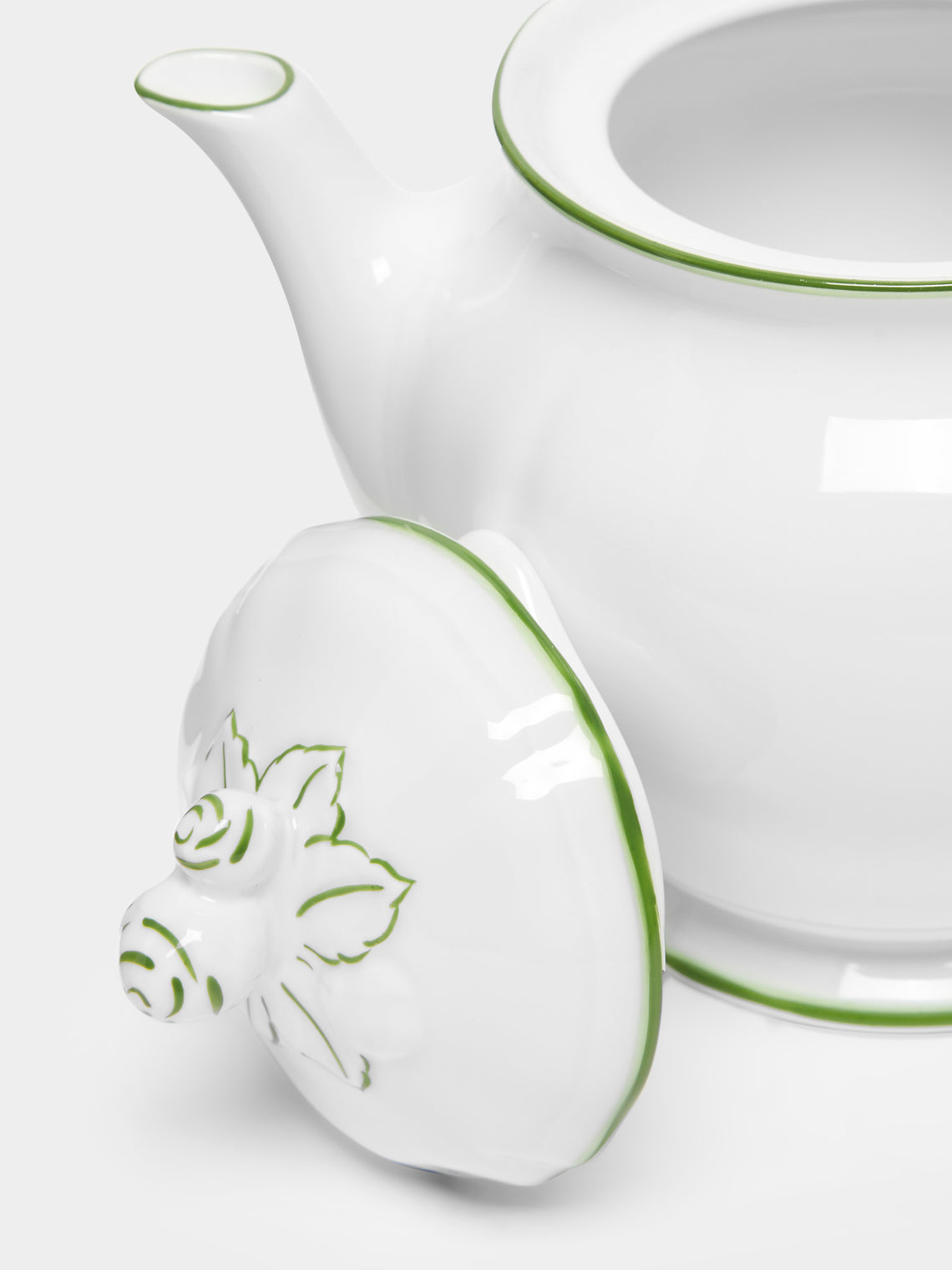Raynaud - Touraine Hand-Painted Porcelain Teapot -  - ABASK
