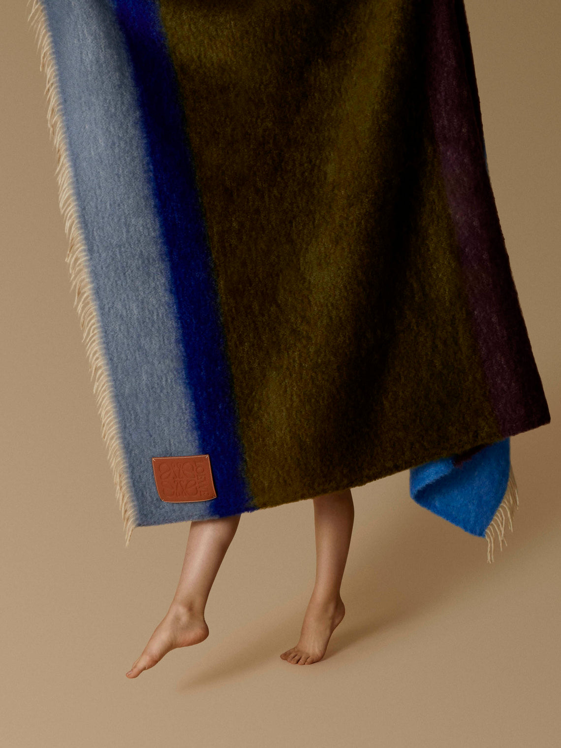 Loewe Home - Mohair Striped Blanket -  - ABASK