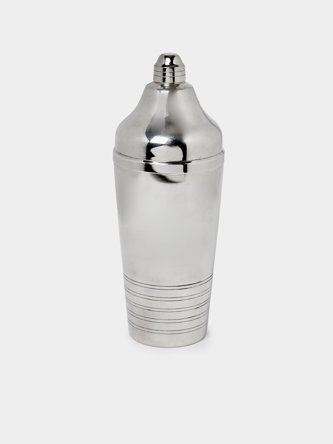 Antique and Vintage - Mid-Century Silver-Plated Cocktail Shaker - Silver - ABASK - 
