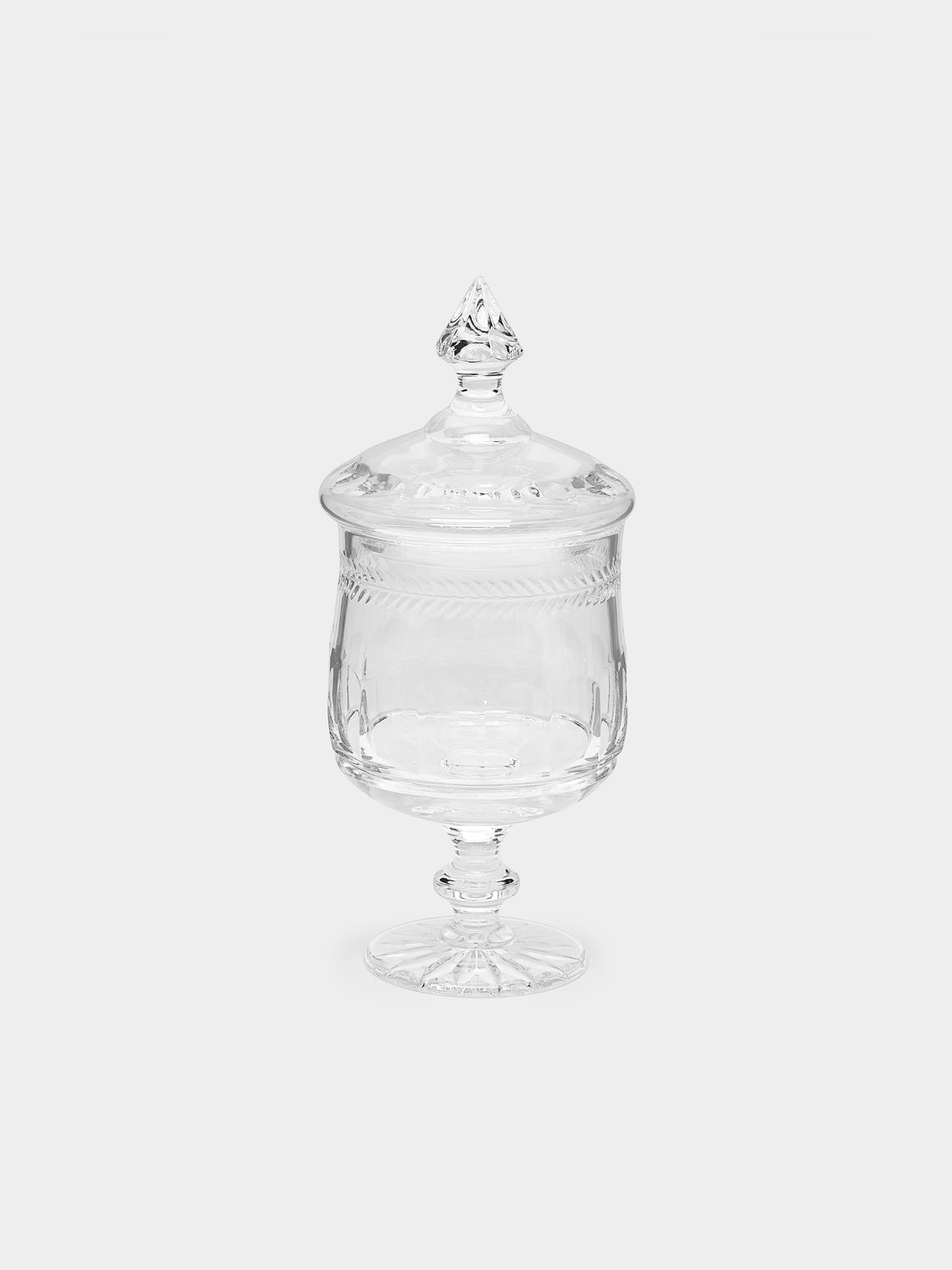 Cristallerie De Montbronn - Chenonceaux Hand-Blown Crystal Candy Jar -  - ABASK - 