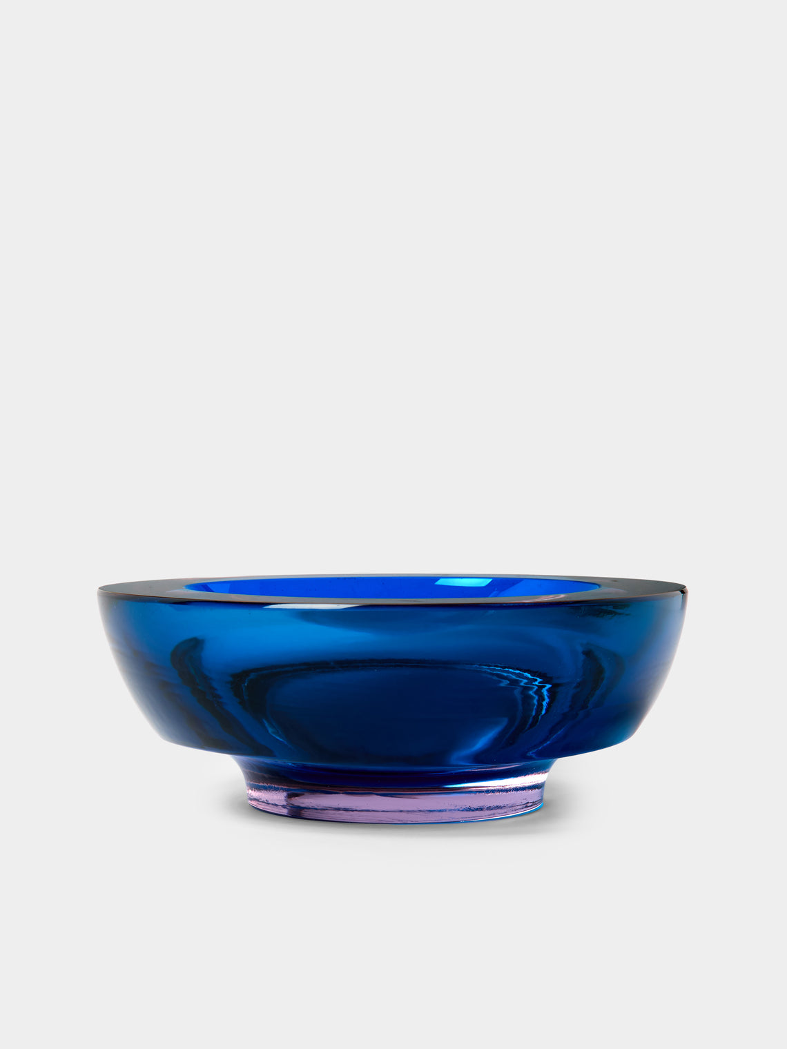 Antique and Vintage - 1960s Seguso Glass Bowl - Blue - ABASK