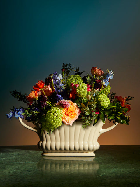 Antique and Vintage - 1930-1940 Scalloped Mantle Vase -  - ABASK