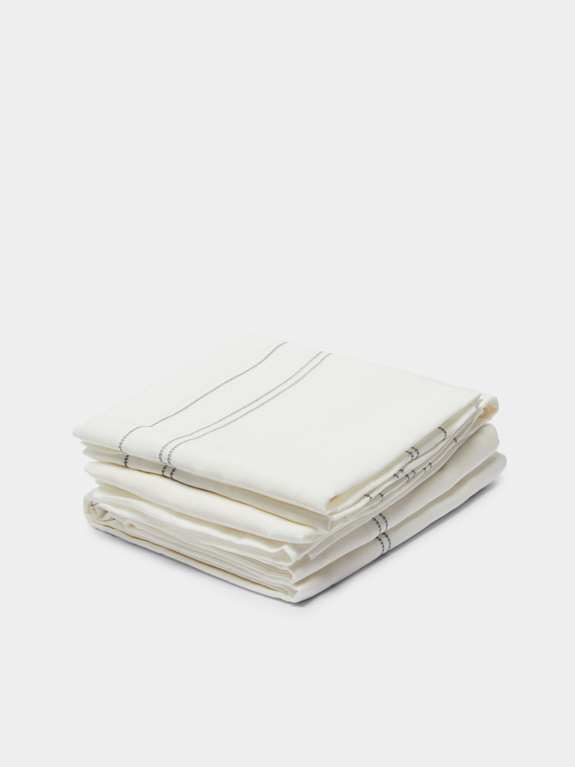 Volga Linen - Hem-Stitch Linen King-Size Bedding Collection -  - ABASK