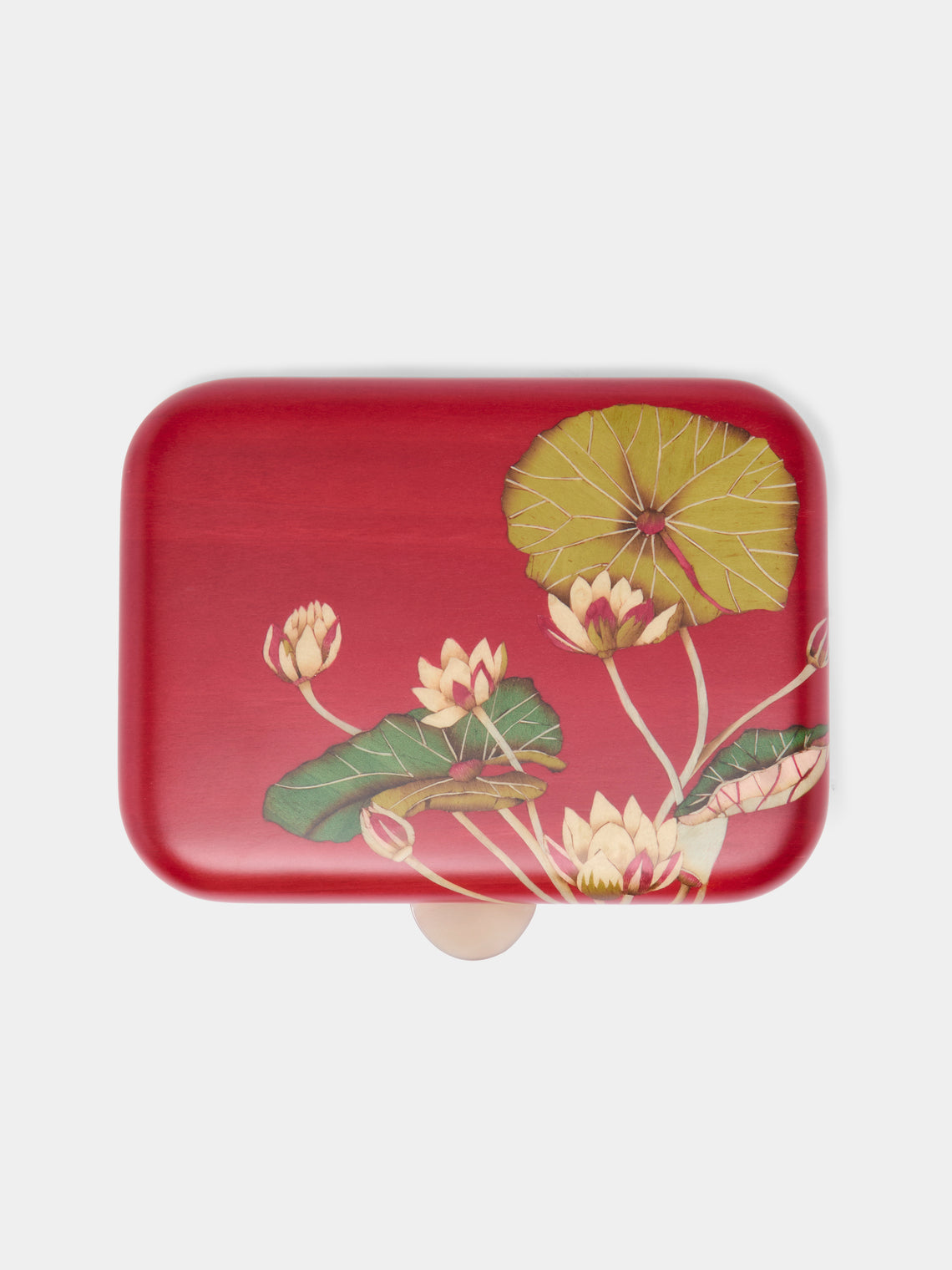 Silvia Furmanovich - Waterlilies Marquetry Wood Jewellery Box -  - ABASK