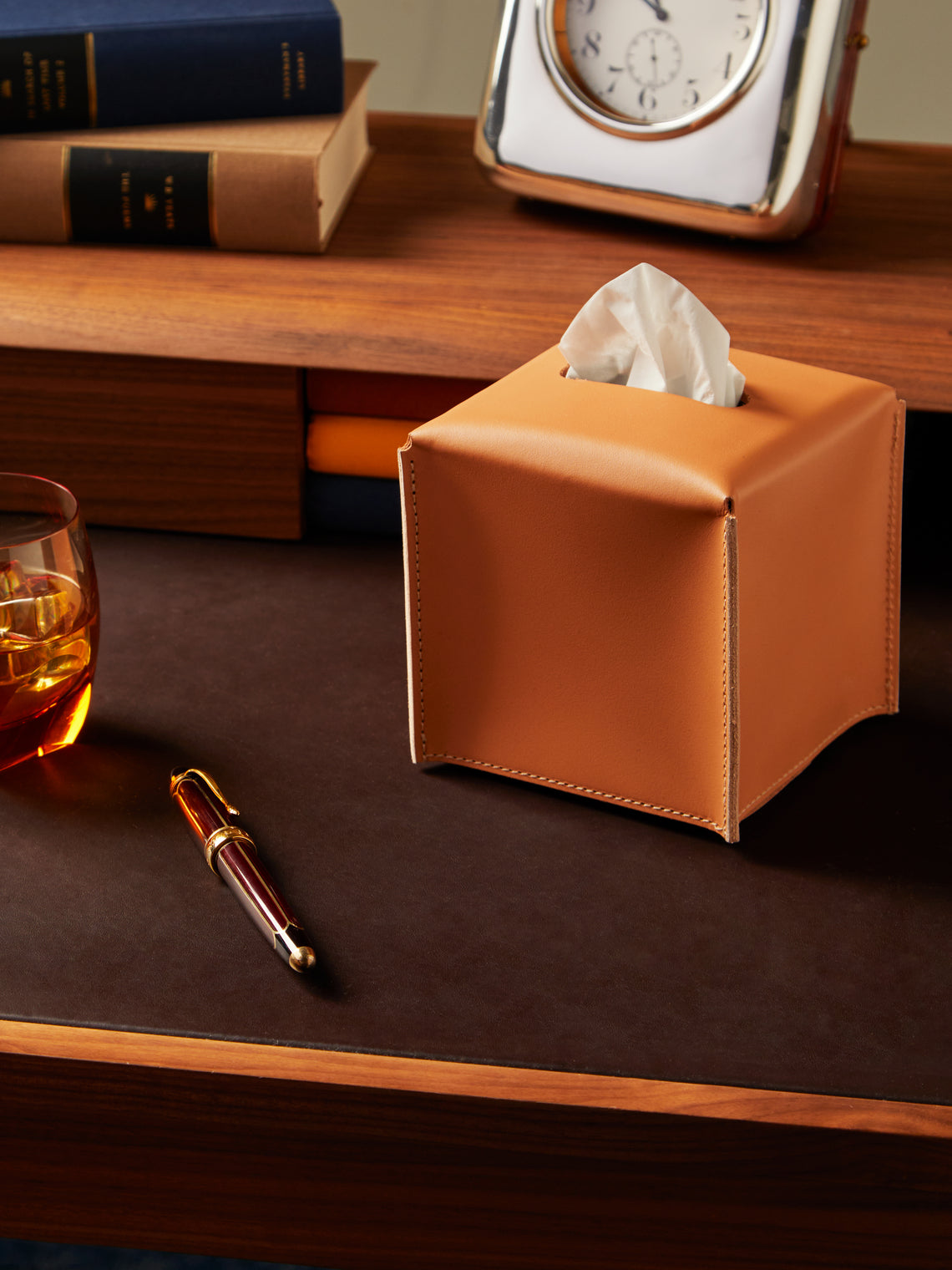 Rabitti 1969 - Amsterdam Leather Tissue Box -  - ABASK