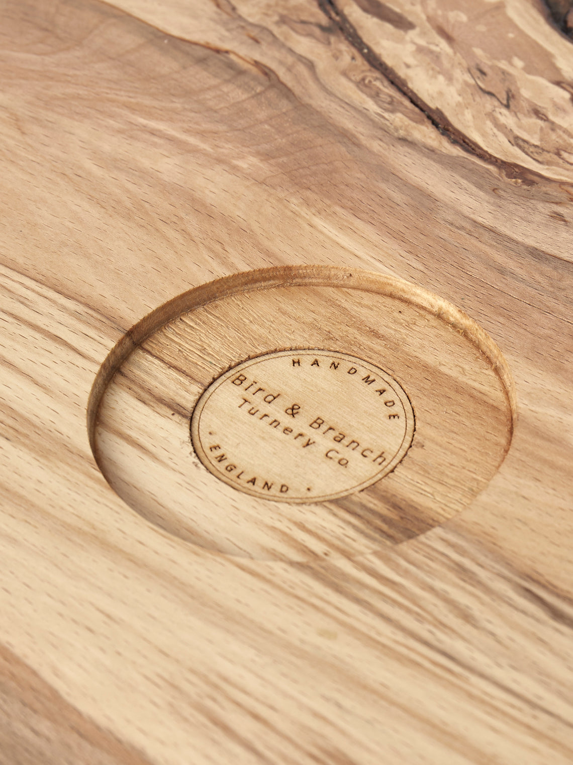 Bird & Branch - Spalted Beech Wood Tall Bowl - Natural - ABASK