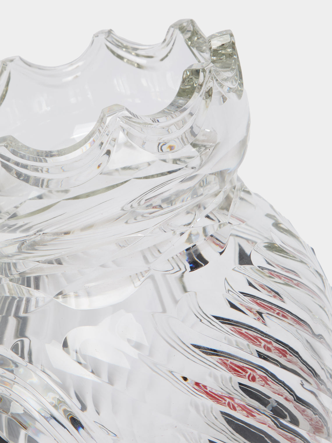 Antique and Vintage - 1930s Karl Palda Cut Crystal Vase -  - ABASK
