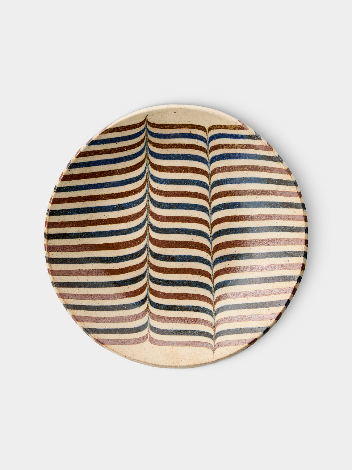 Makidani-gama - No. 3 Nerikomi Ceramic Plates – 8in/21cm (Set of 5) - Multiple - ABASK
