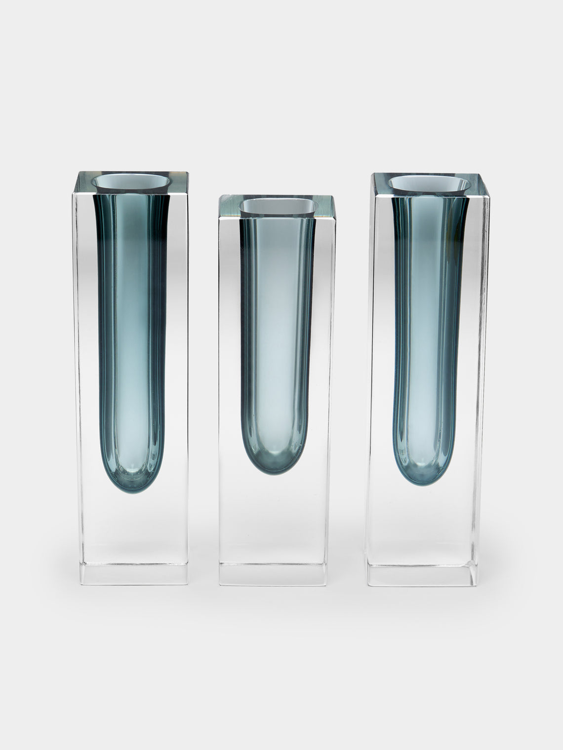 Antique and Vintage - 1970s Sommerso Murano Glass Bud Vases (Set of 2) -  - ABASK - 