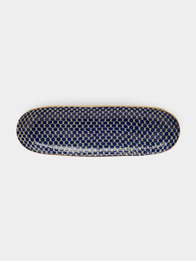 Terrafirma Ceramics - Hand-Printed Ceramic Large Canape Platter -  - ABASK - 