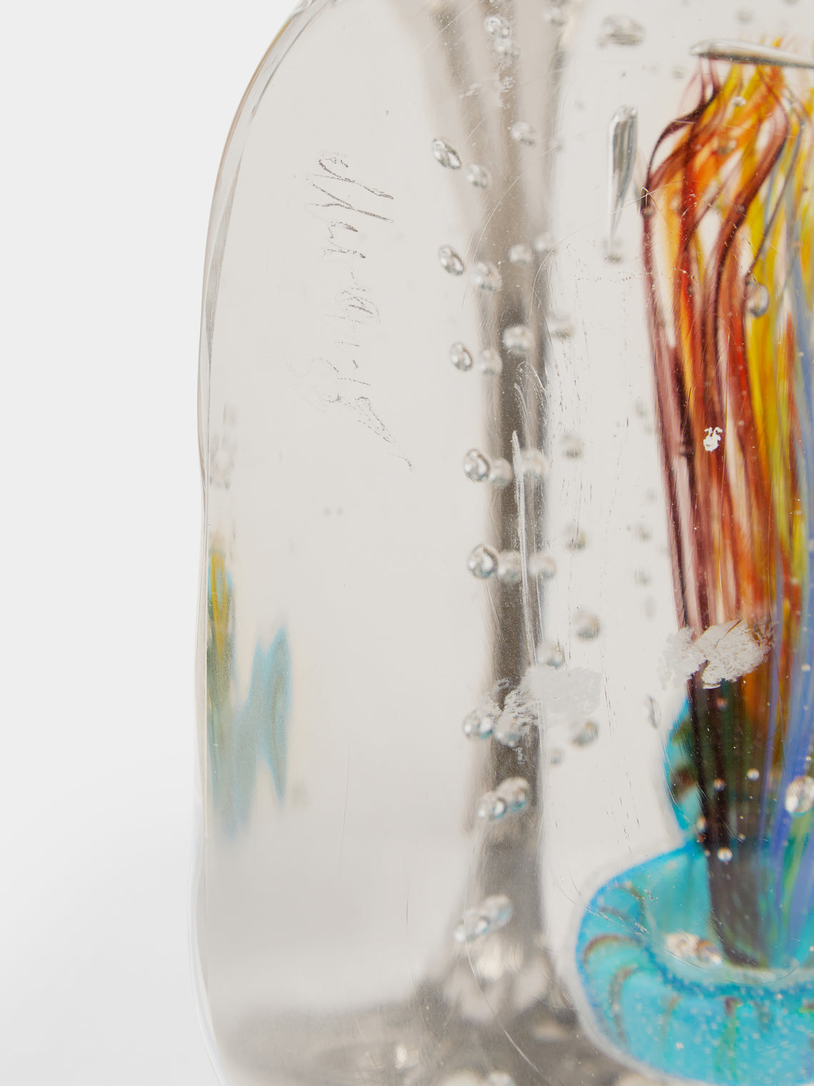 Antique and Vintage - 1980s Jellyfish Murano Glass Paperweight -  - ABASK