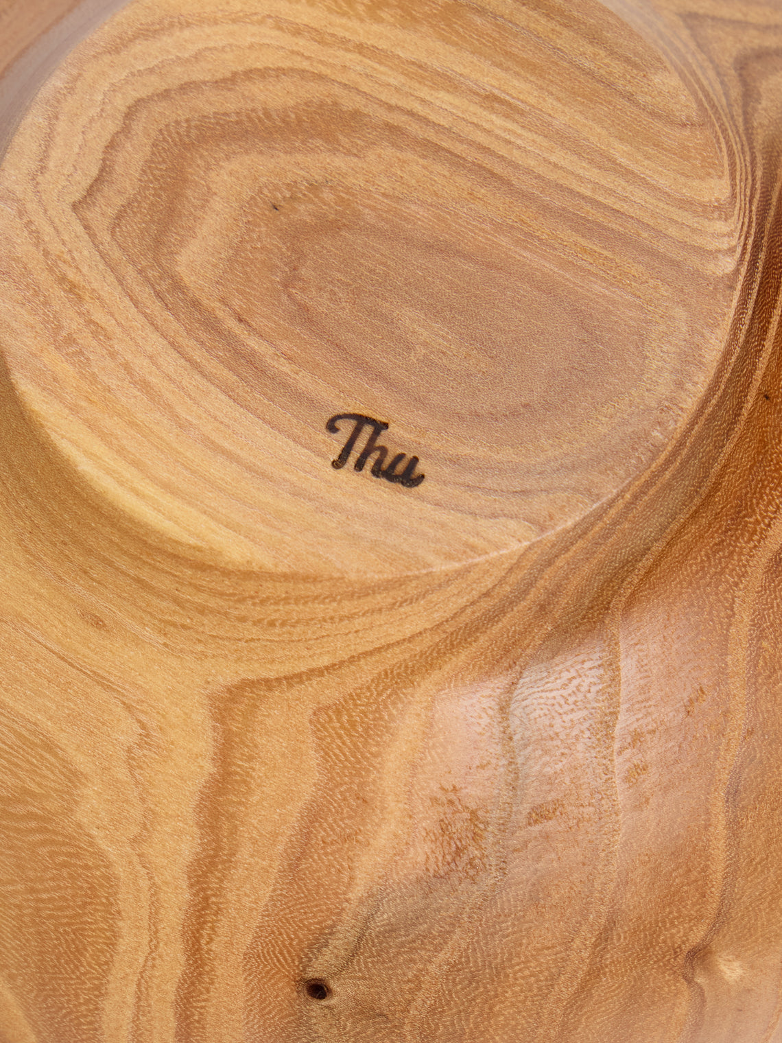 Thursday Furniture - Hand-Turned Elm Bowl - Natural - ABASK