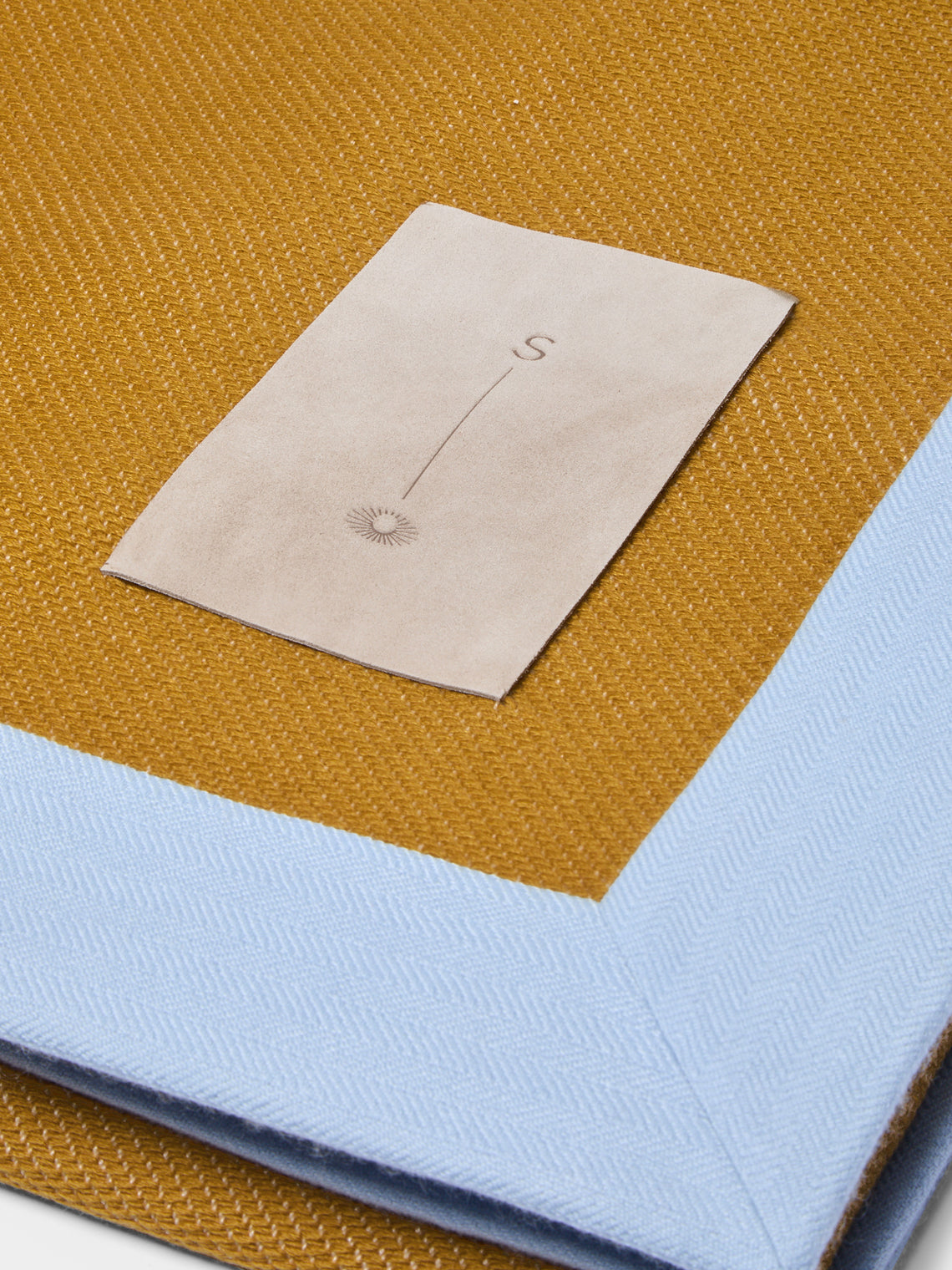 Studio Shamshiri x ABASK - Handwoven Cashmere Irregular-Border Large Blanket -  - ABASK