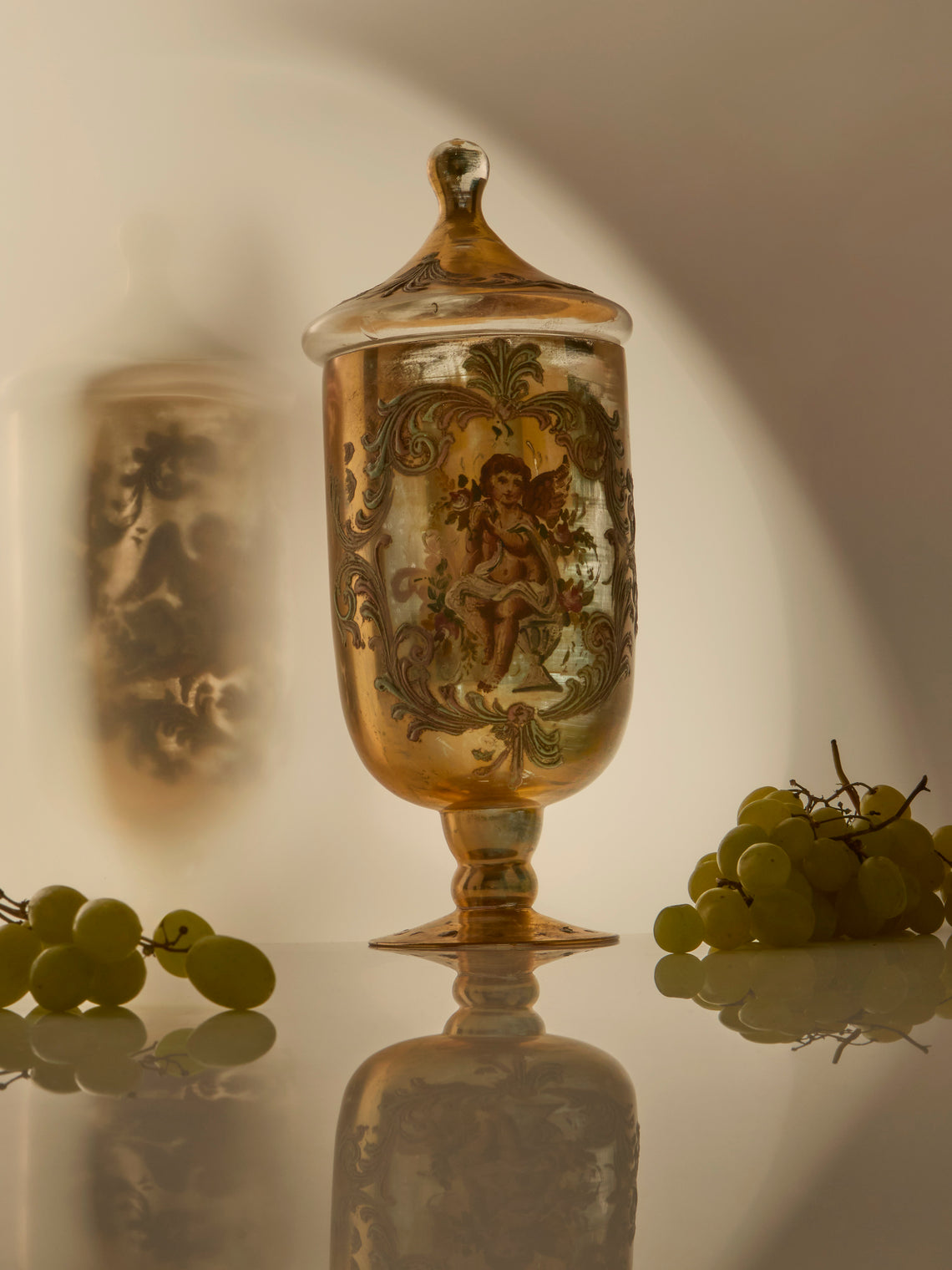 Antique and Vintage - 18th-Century Italian Glass Apothecary Jars (Set of 2) -  - ABASK