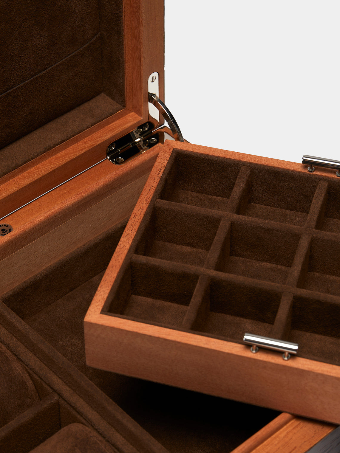 Elie Bleu - Wenge Small Jewelry Box - Brown - ABASK