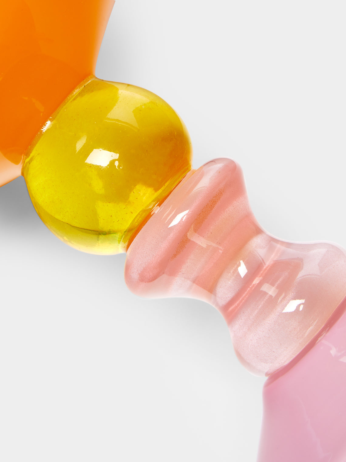 Gather - Miami Hand-Blown Glass Footed Bowl -  - ABASK
