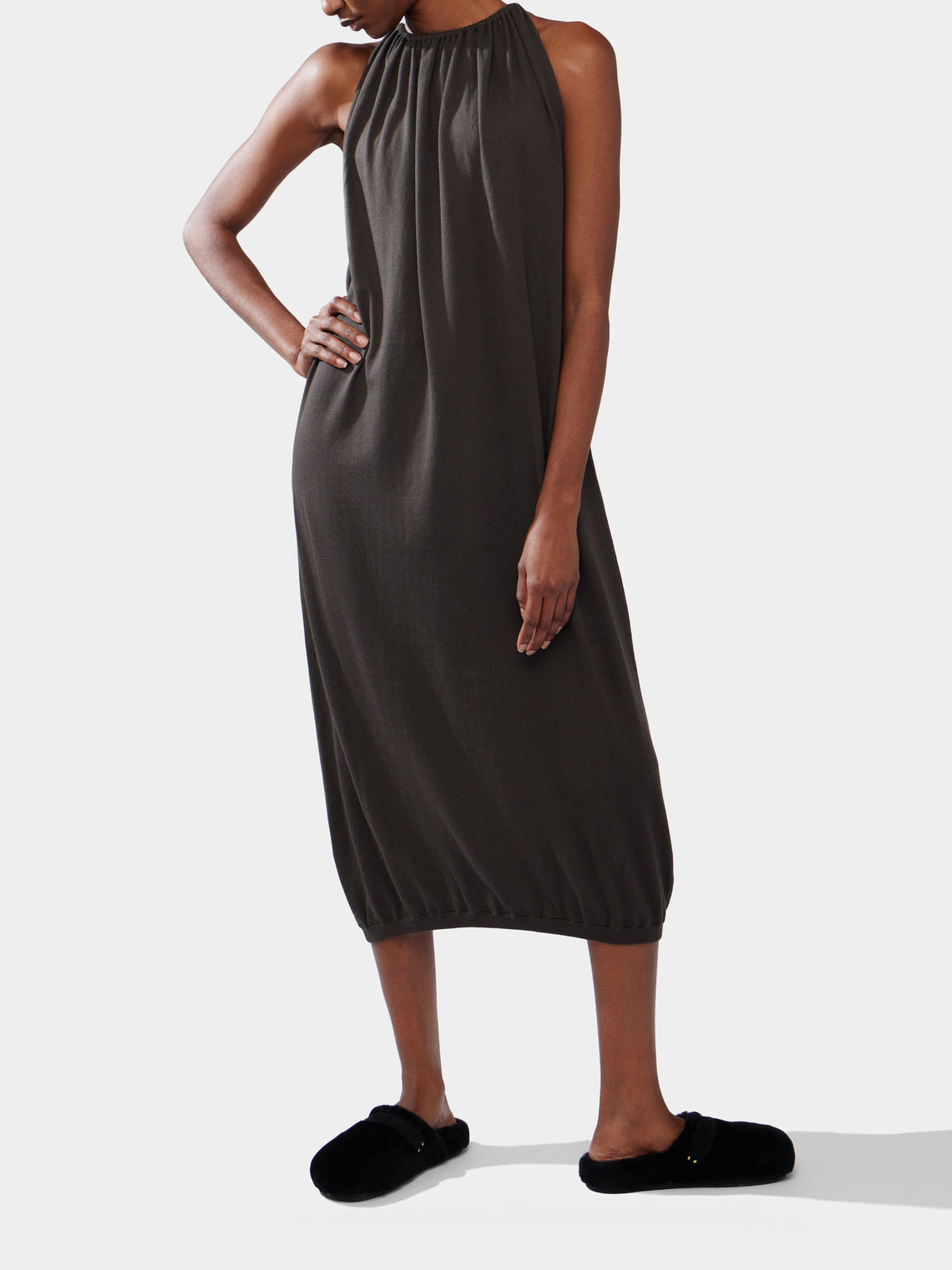 Frenckenberger - Drape Cashmere Long Dress | Size: S -  - ABASK