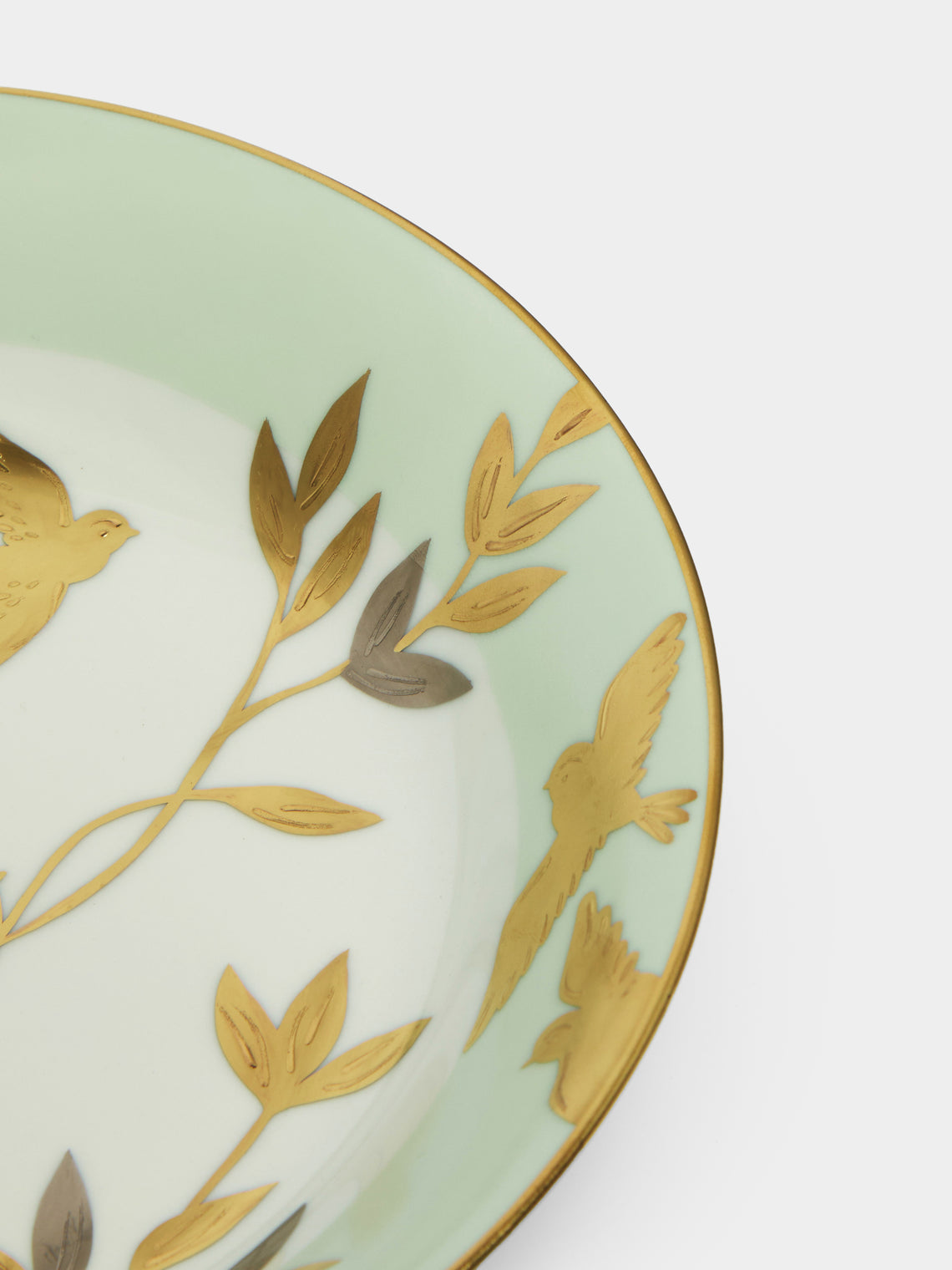 Pinto Paris - Envol Hand-Painted Porcelain Soup Plate -  - ABASK