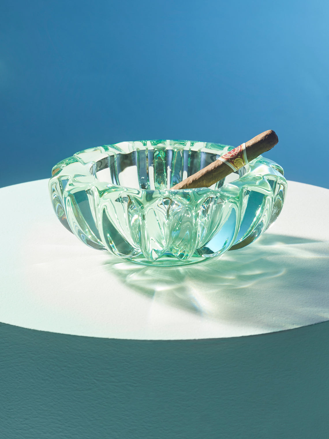 Antique and Vintage - 1920s Glass Ashtray -  - ABASK
