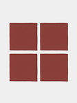 Borgo delle Tovaglie - Filo Linen Extra Large Napkins (Set of 4) - Red - ABASK - 