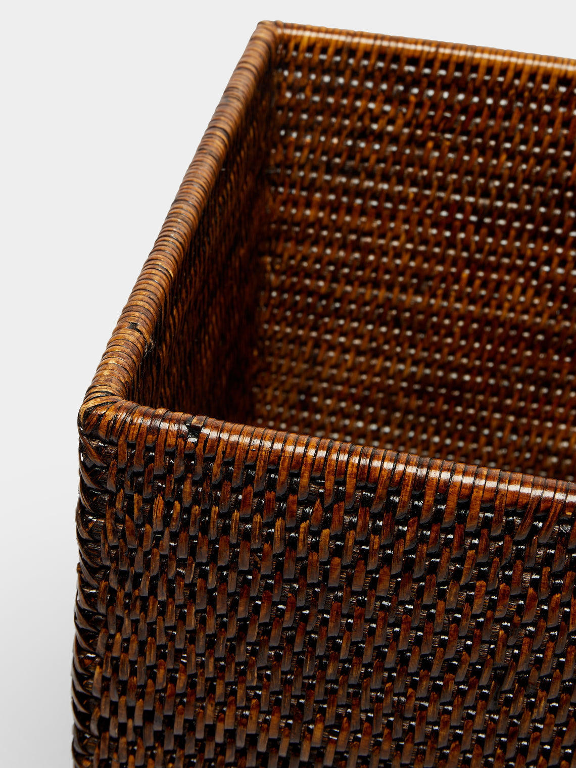 Decor Walther - Handwoven Rattan Wastepaper Bin -  - ABASK