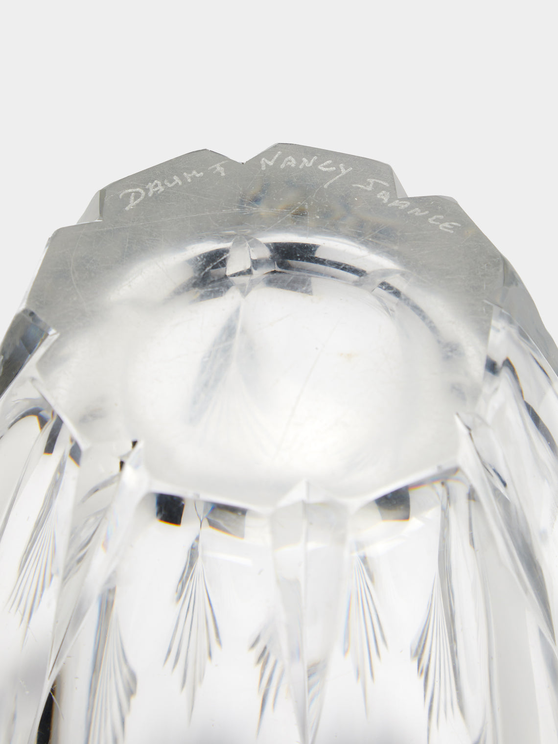 Antique and Vintage - 1930s Daum Cut Crystal Vase -  - ABASK