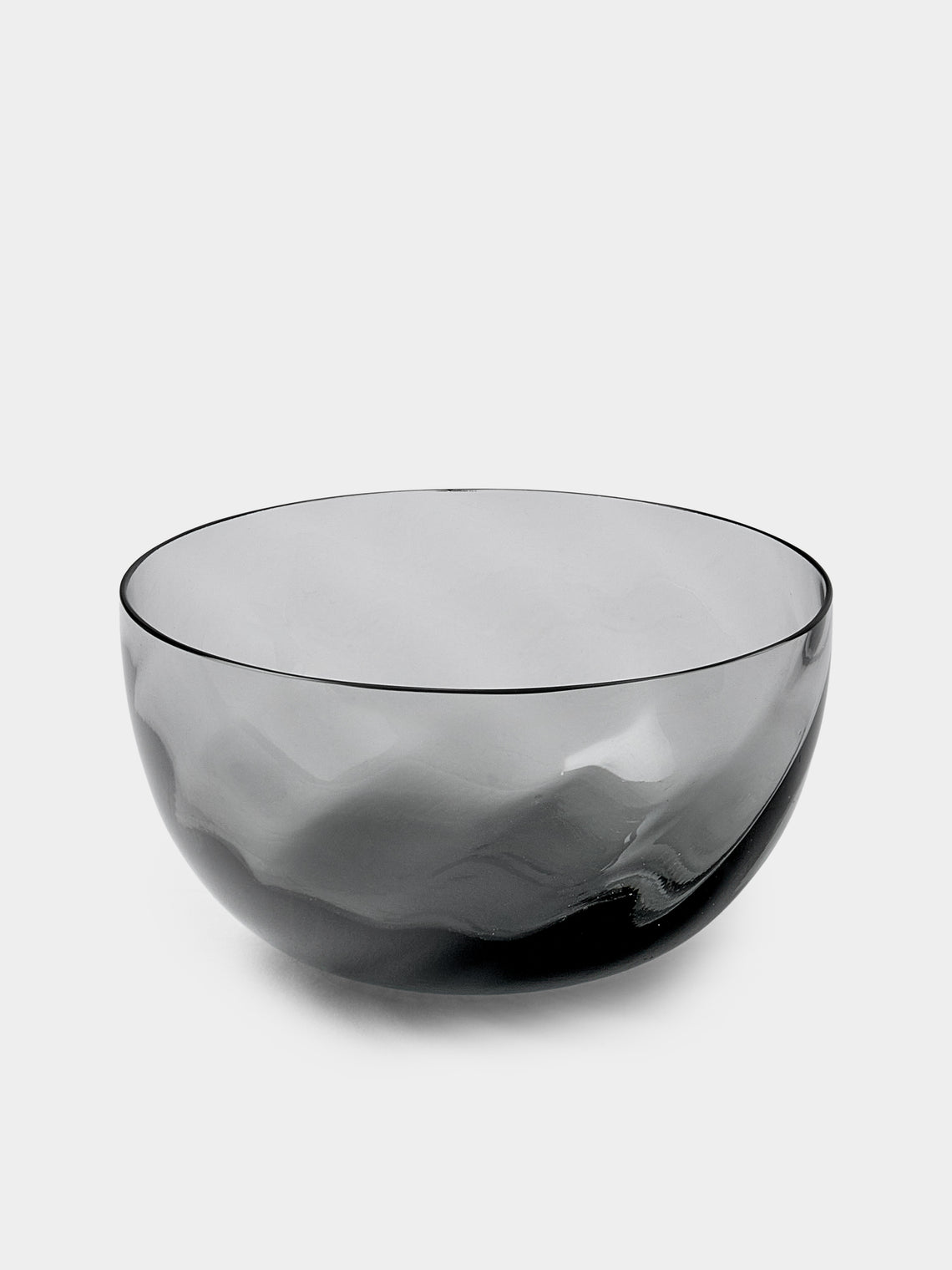 NasonMoretti - | Set of 6 | Idra Hand-Blown Murano Glass Dessert Bowls - Gray - ABASK