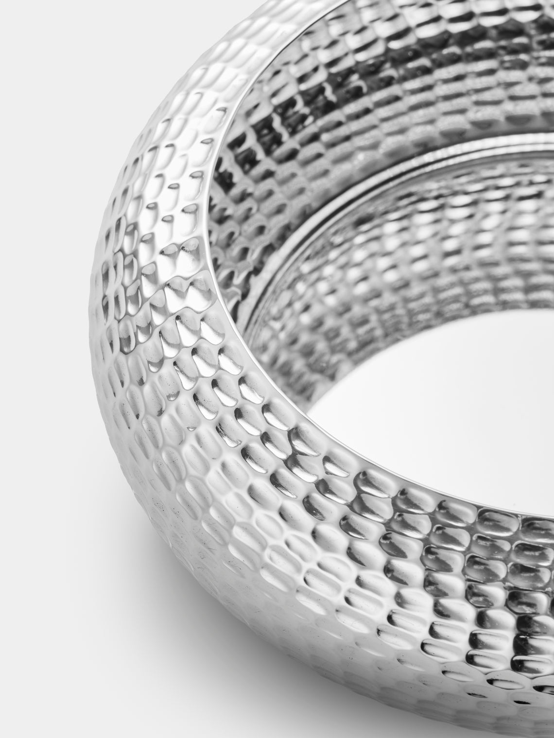 San Lorenzo - 1971 Franco Albini and Franca Helg Pannocchia Sterling Silver Saucer Bowl - Silver - ABASK