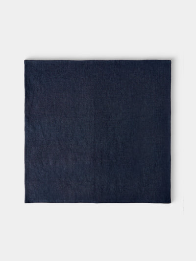 Libeco - Hudson Belgian Linen Napkins (Set of 6) - Navy - ABASK - 