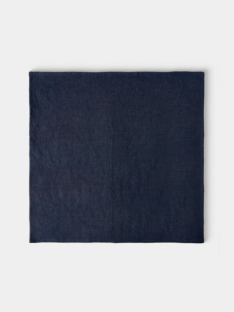 Libeco - Hudson Belgian Linen Napkins (Set of 6) - Navy - ABASK - 