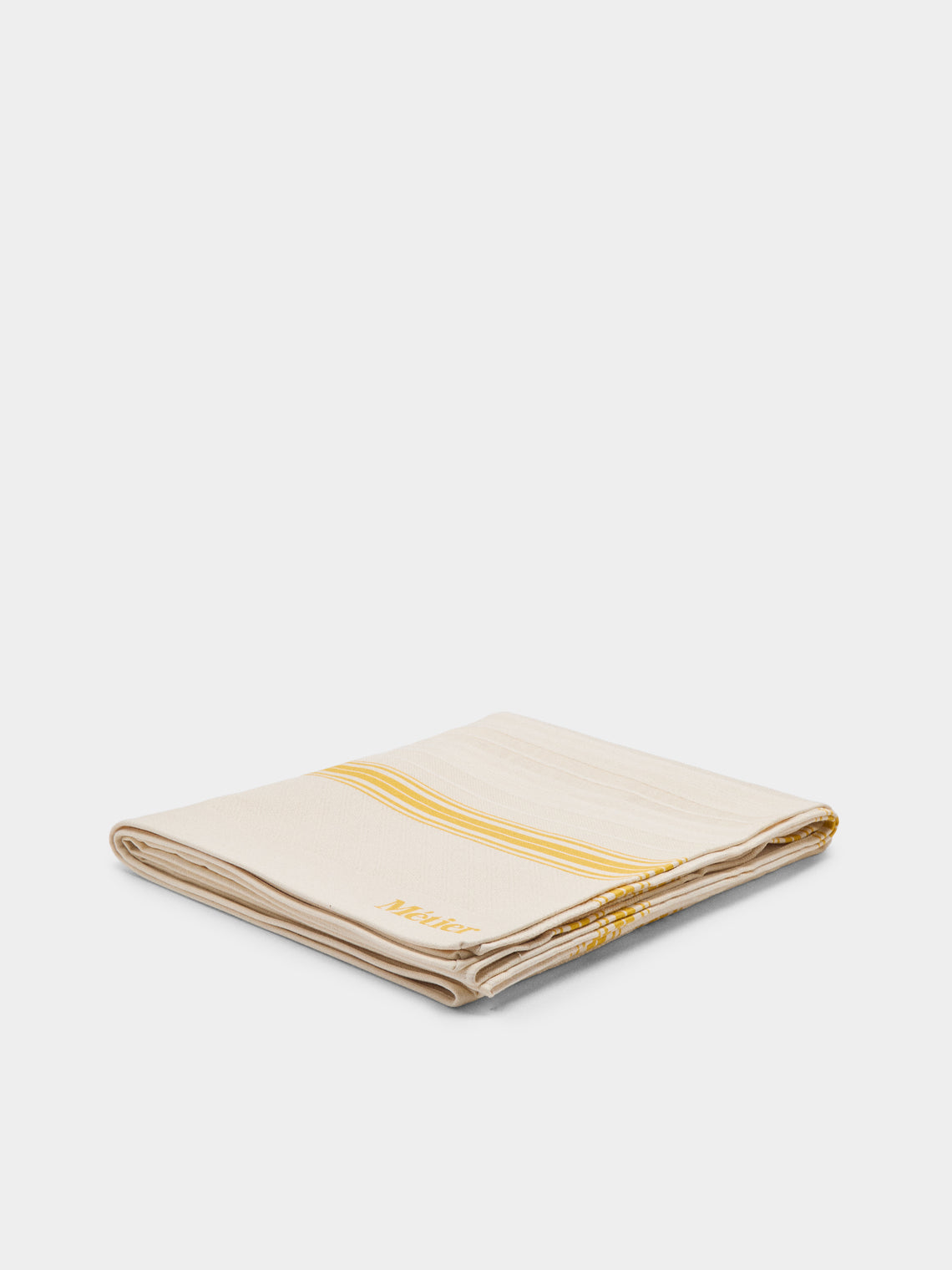 Métier - Cotton Beach Throw (66in/1.7m) - Cream - ABASK