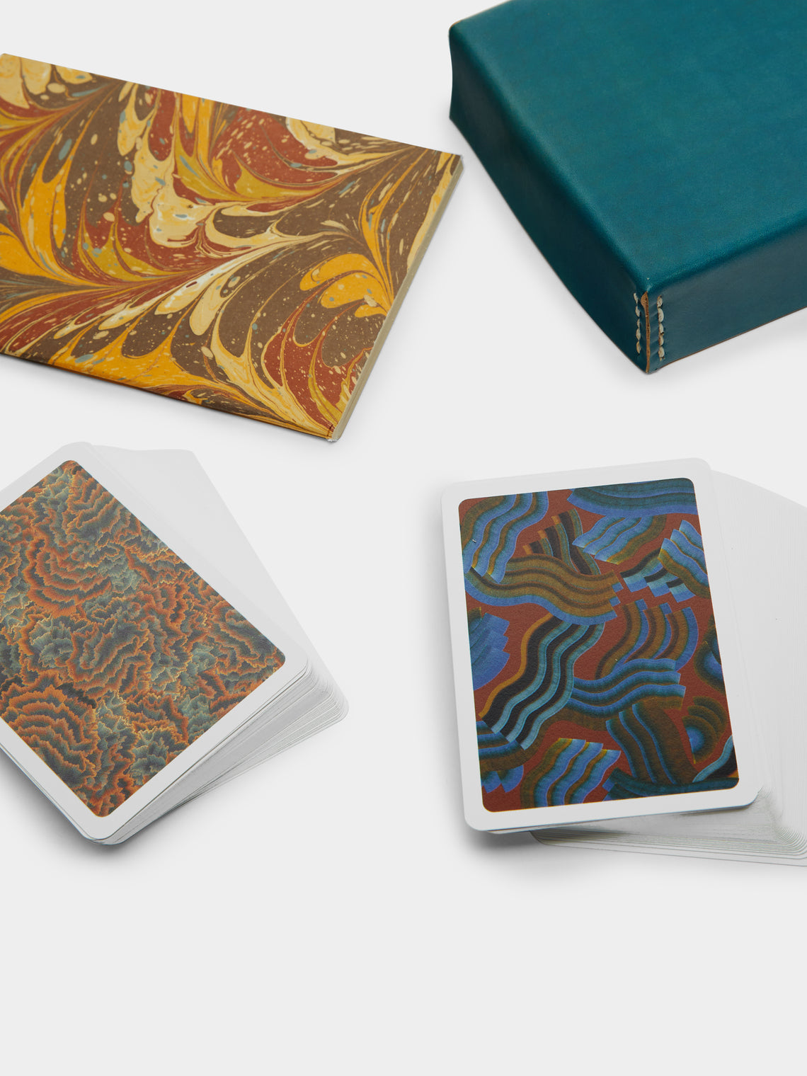 Nick Plant - Leather Playing Cards Set -  - ABASK