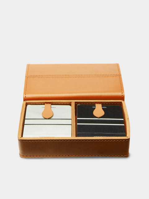Rabitti 1969 - Etna Leather Playing Cards Set -  - ABASK - 