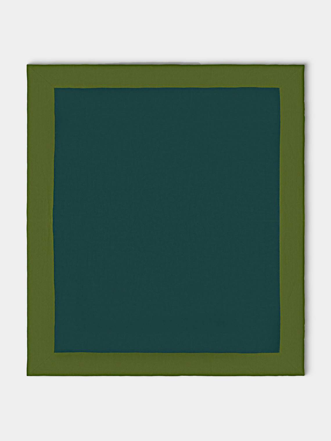 Borgo delle Tovaglie - Bauhaus Linen Square Tablecloth - Green - ABASK