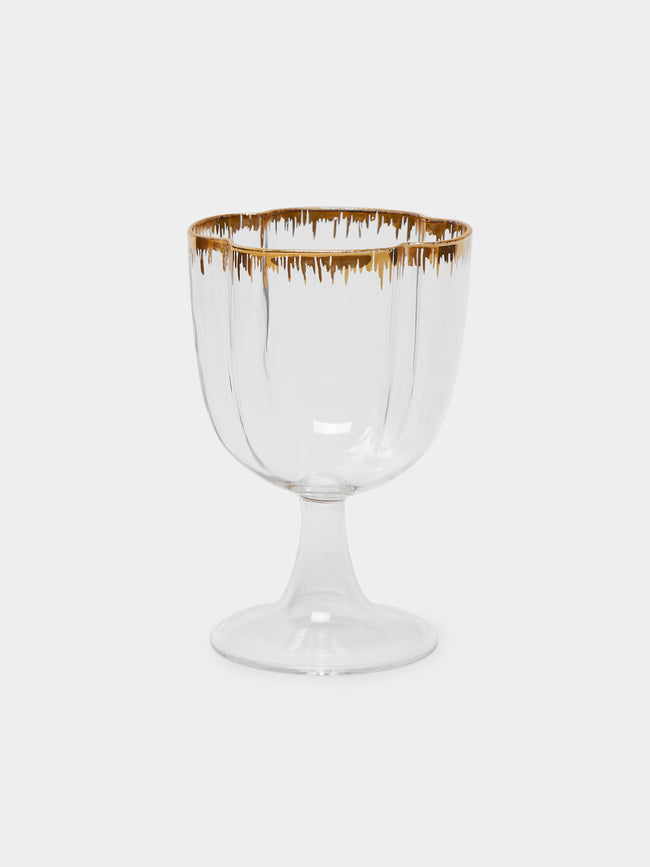 Pinto - Chance Hand-Blown White Wine Glasses (Set of 2) - Clear - ABASK - 