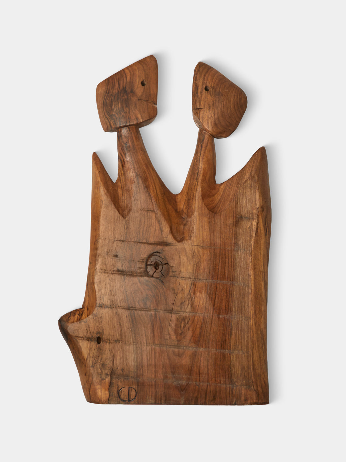 Eliot Daguet - Hand-Carved Walnut Serving Board - Brown - ABASK