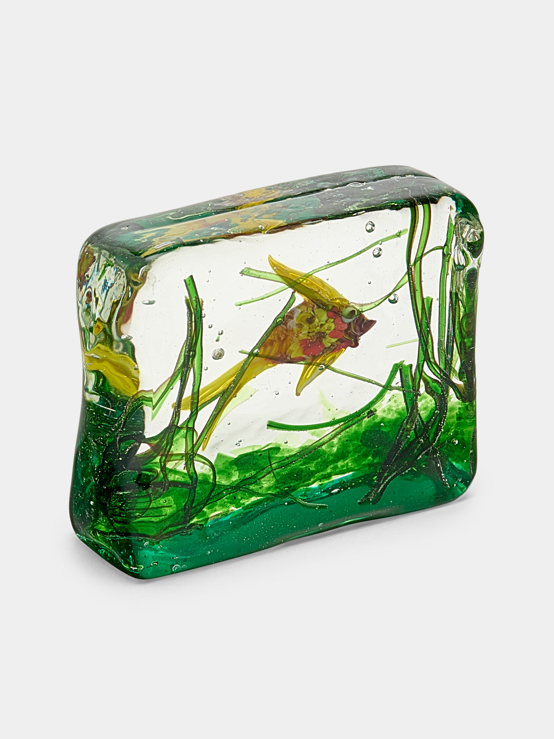 Antique and Vintage - 1940s Alfredo Barbini for Cenedese Fish Murano Glass Paperweight - Multiple - ABASK