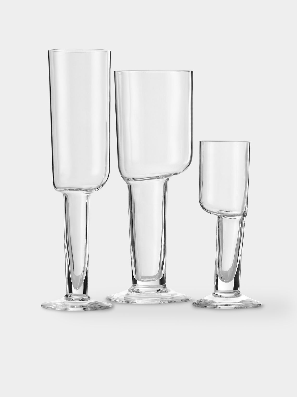 Carlo Moretti - Asymmetric Hand-Blown Murano Liqueur Glass - ABASK