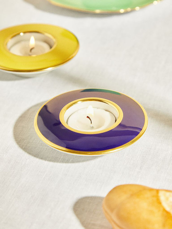 Augarten - Hand-Painted Porcelain Tealight Holders (Set of 2) -  - ABASK