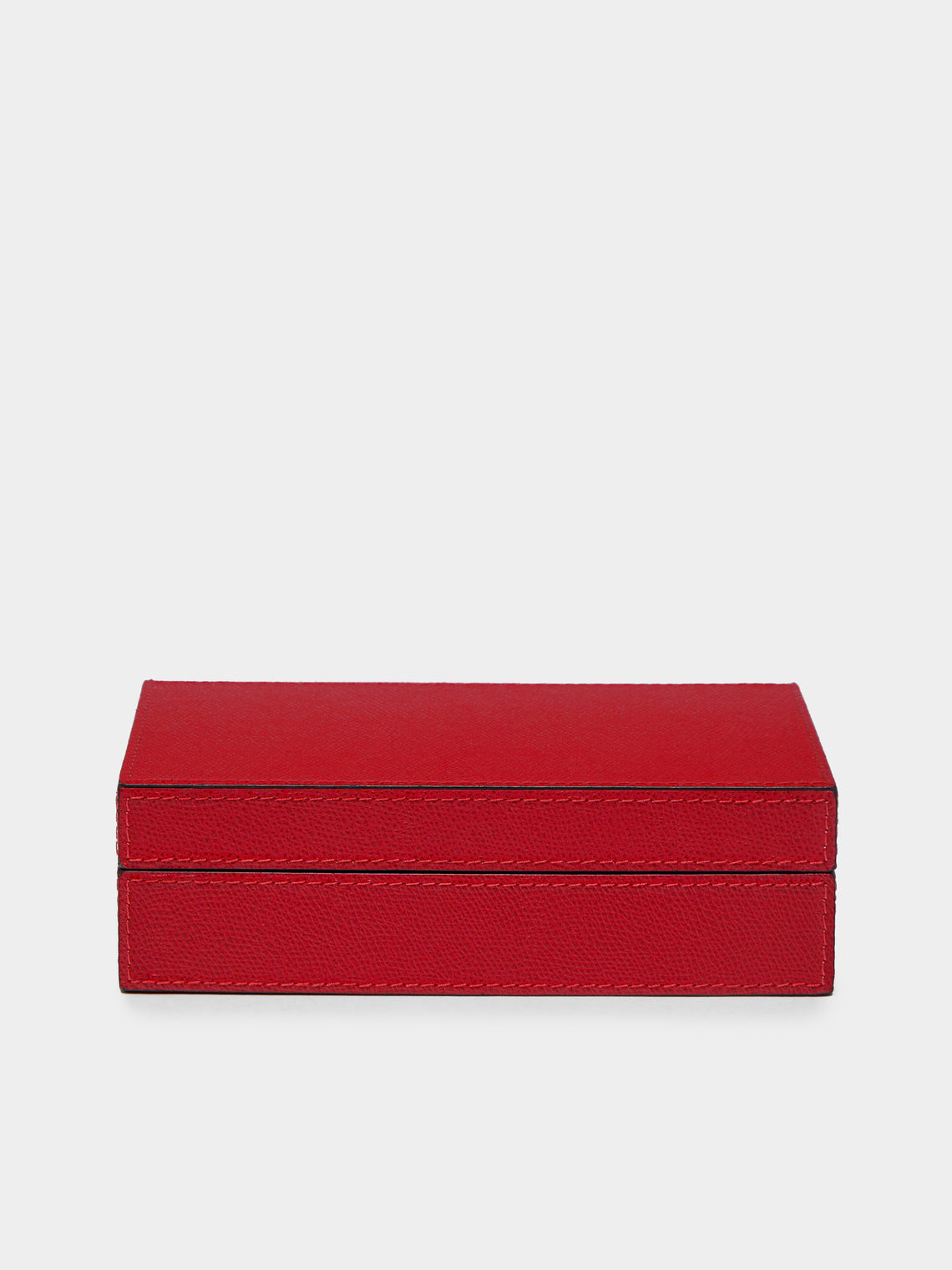 Giobagnara - Leather Royal Dice and Playing Cards Set - Red - ABASK