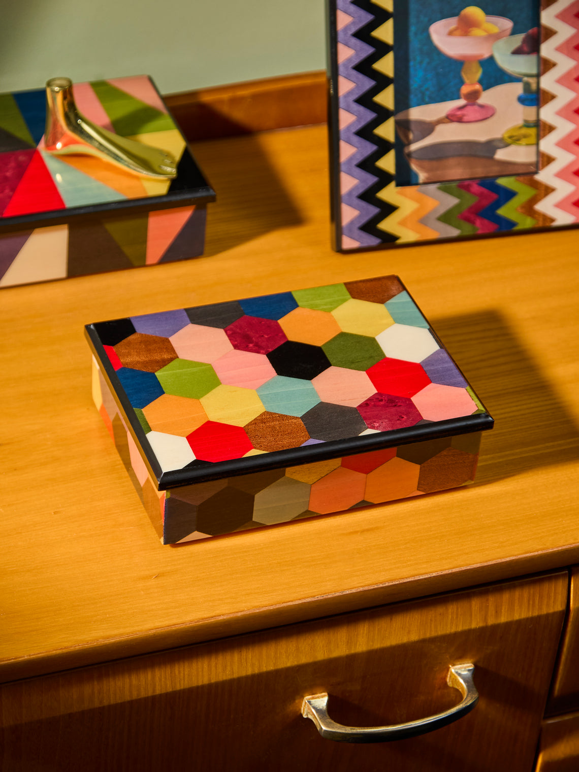 Biagio Barile - Octagon Wood Inlay Box -  - ABASK