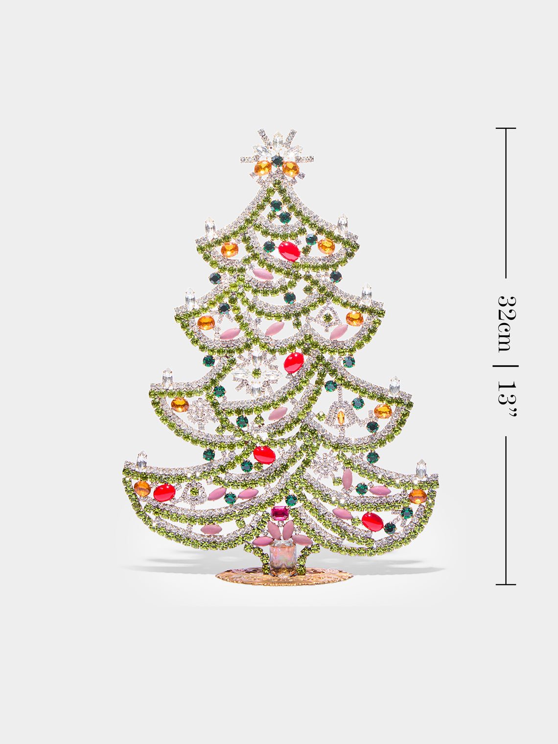 Antique and Vintage - 1930s Czech Jewelled Large Christmas Tree -  - ABASK