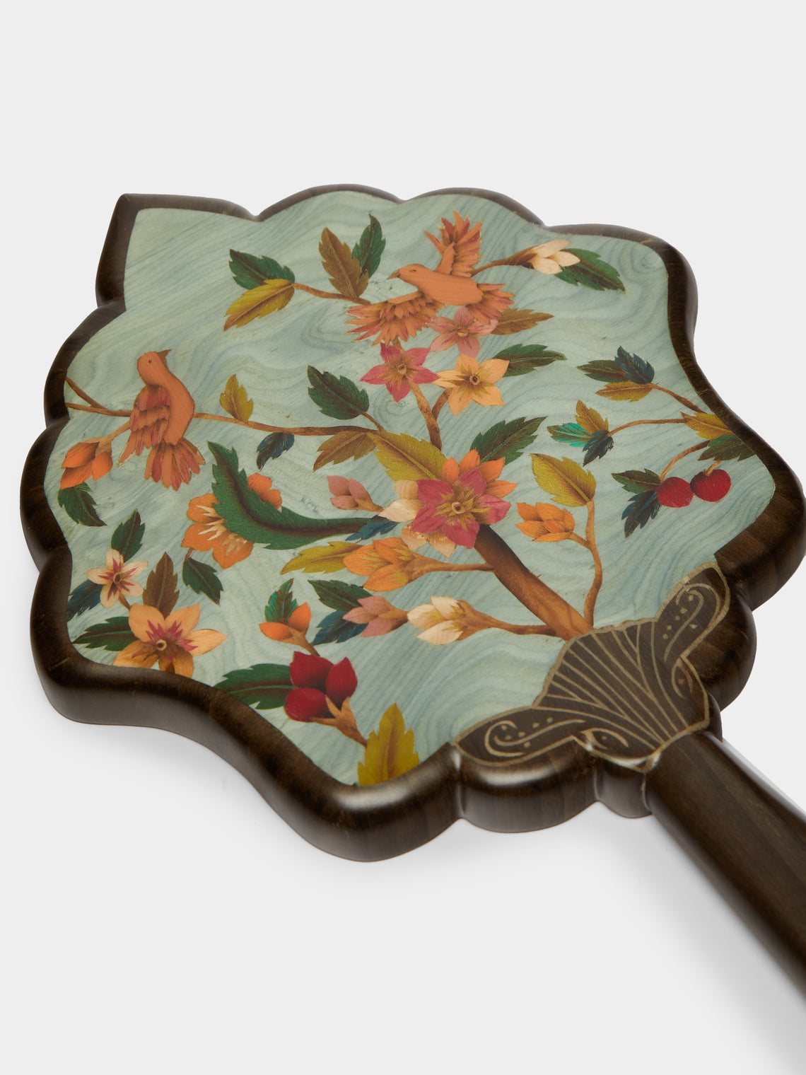 Silvia Furmanovich - Tree Marquetry Wood Hand Mirror -  - ABASK