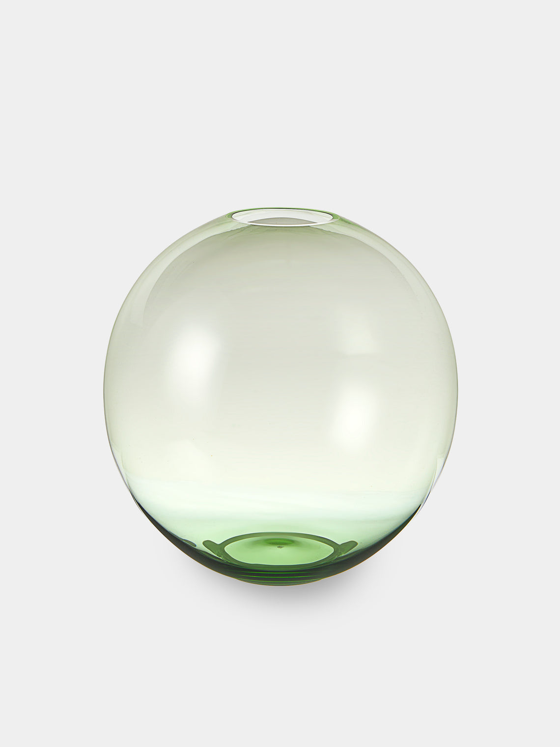 Lobmeyr - BV60 Crystal Vase (8in/20cm) - Green - ABASK - 