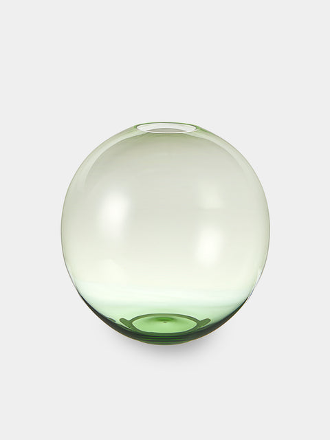 Lobmeyr - BV60 Crystal Vase (8in/20cm) - Green - ABASK - 